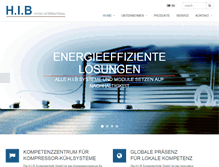 Tablet Screenshot of h-i-b.de